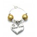 Sister in Law  Wine Glass Charm